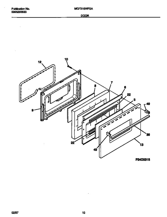 Diagram for MGF316WFSA