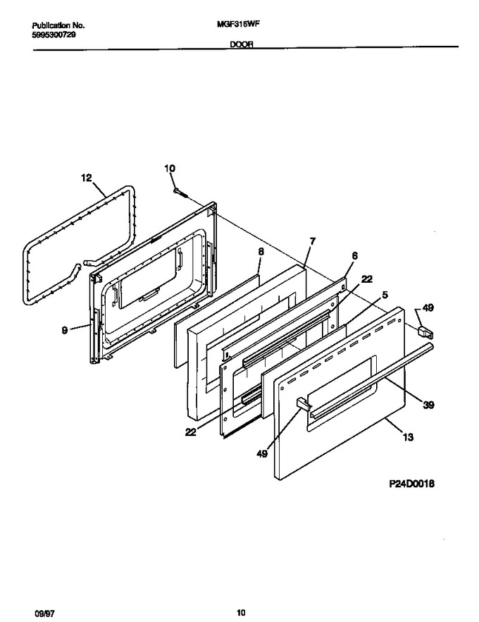 Diagram for MGF316WFSB