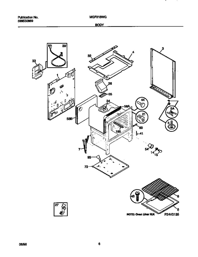 Diagram for MGF316WGSA