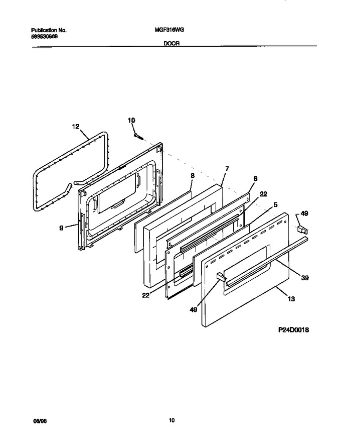 Diagram for MGF316WGSA