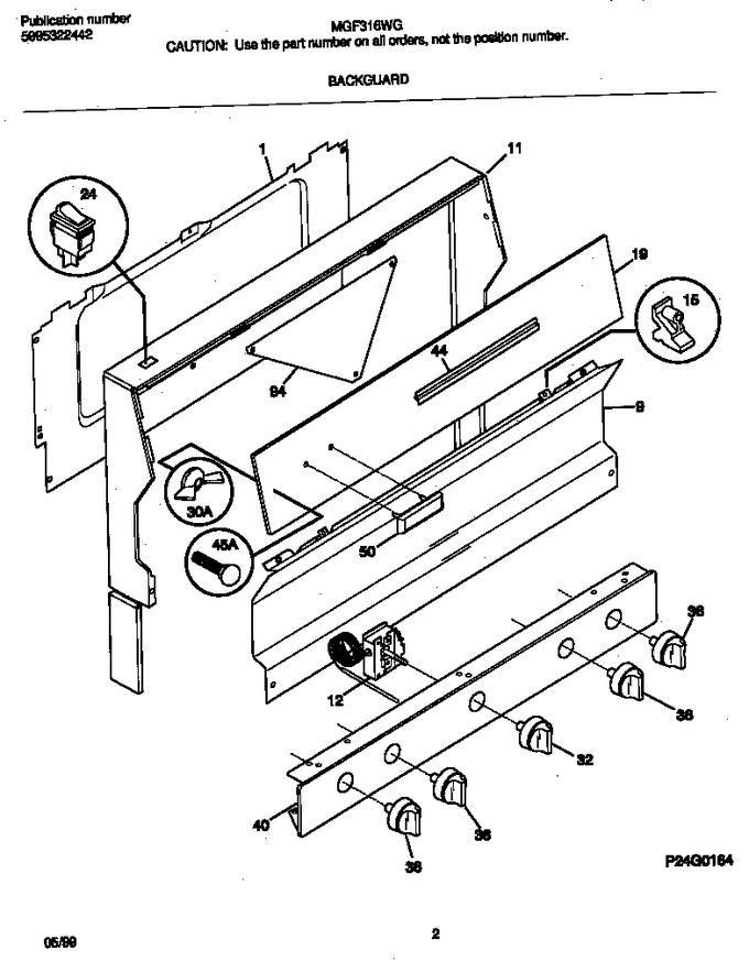 Diagram for MGF316WGTC