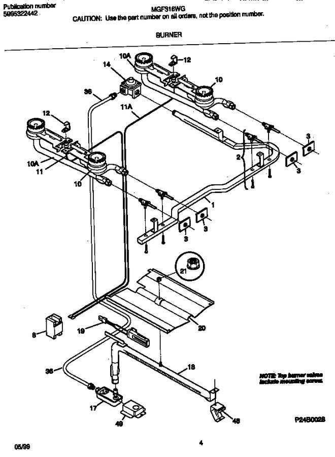 Diagram for MGF316WGSC