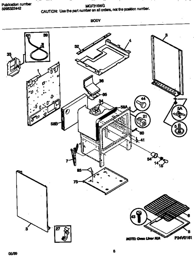 Diagram for MGF316WGTC