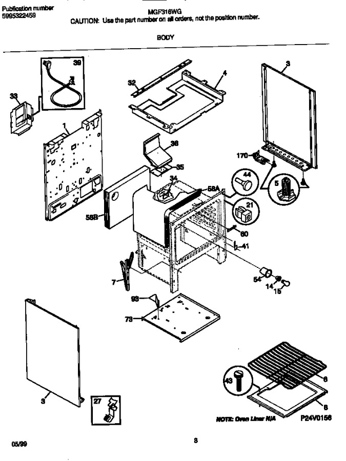 Diagram for MGF316WGSF