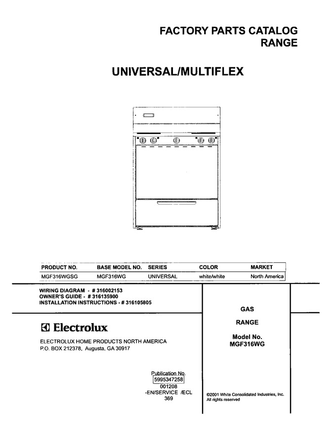 Diagram for MGF316WGSG