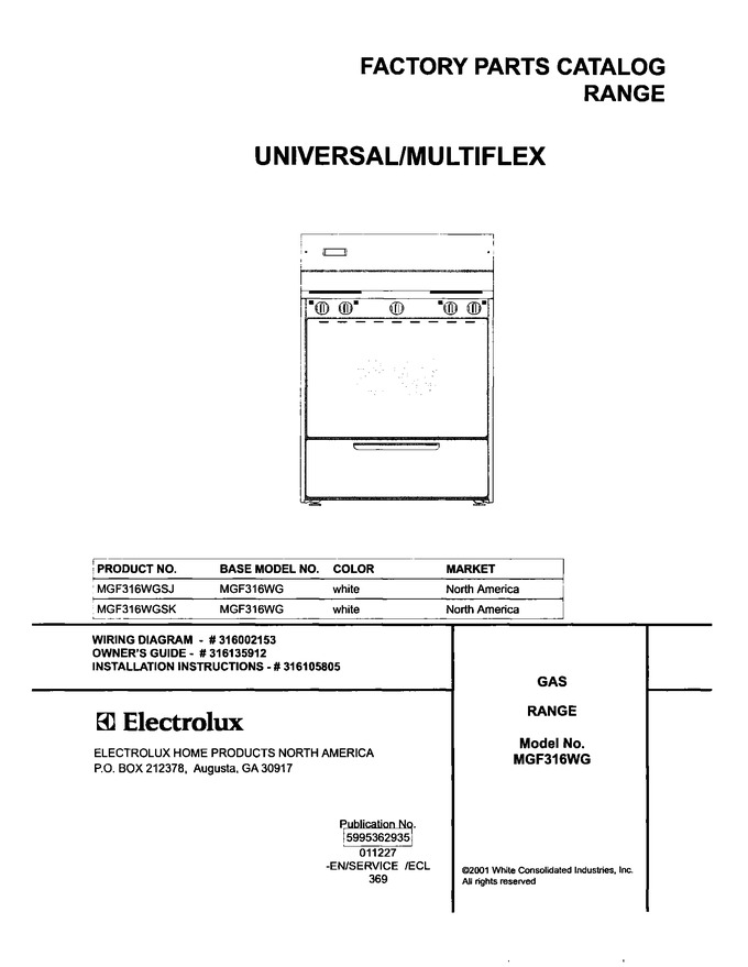 Diagram for MGF316WGSK