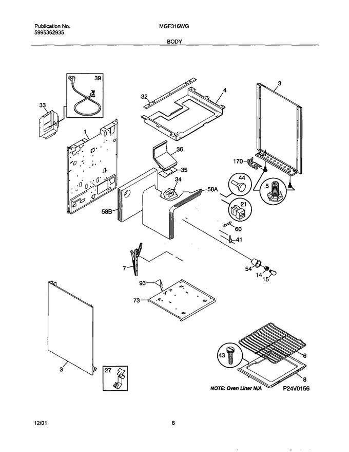 Diagram for MGF316WGSK