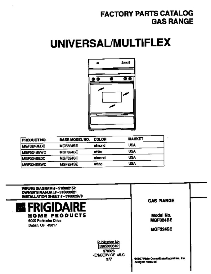 Diagram for MGF324BEDC