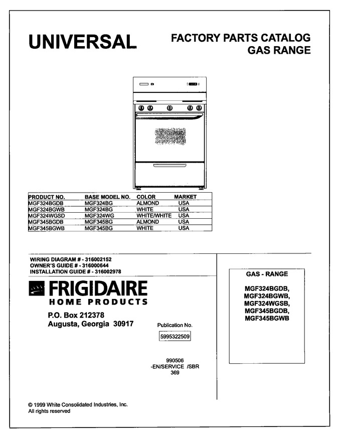 Diagram for MGF345BGDB