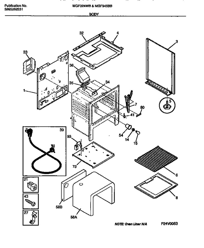 Diagram for MGF345BBWB