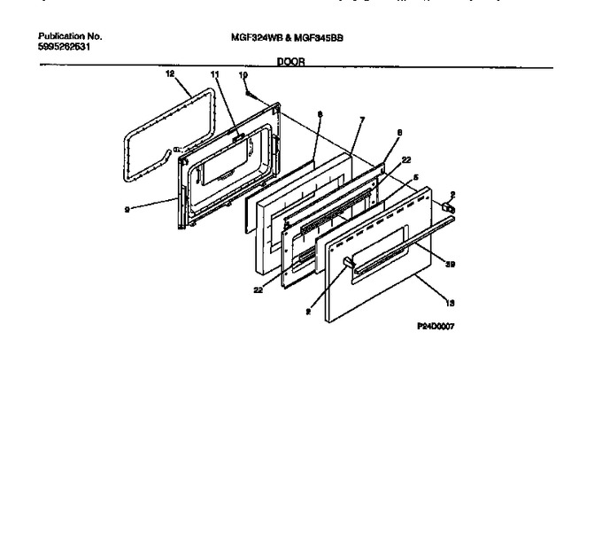 Diagram for MGF324WBSB