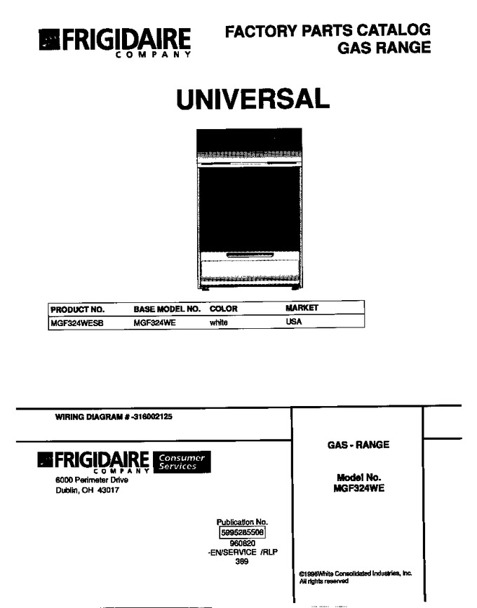 Diagram for MGF324WESB