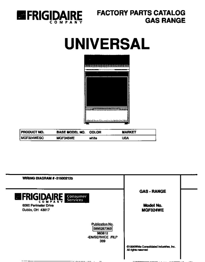 Diagram for MGF324WESC
