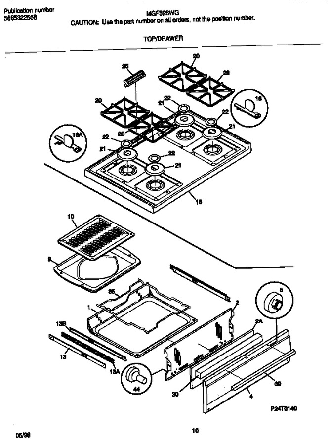 Diagram for MGF326WGSD
