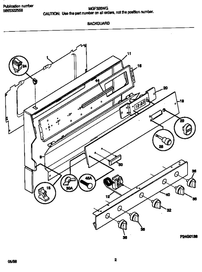 Diagram for MGF326WGSB