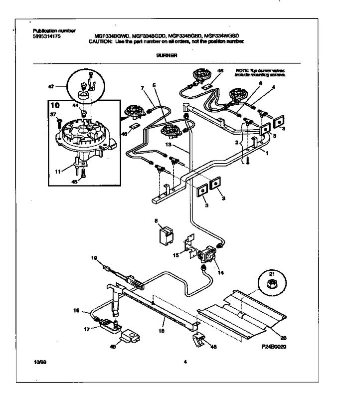 Diagram for MGF334WGSD