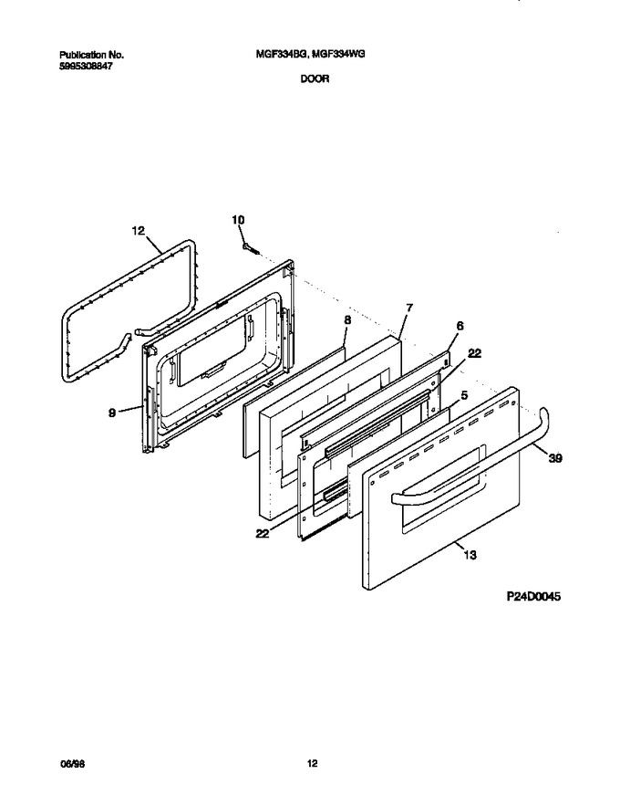 Diagram for MGF334WGSA