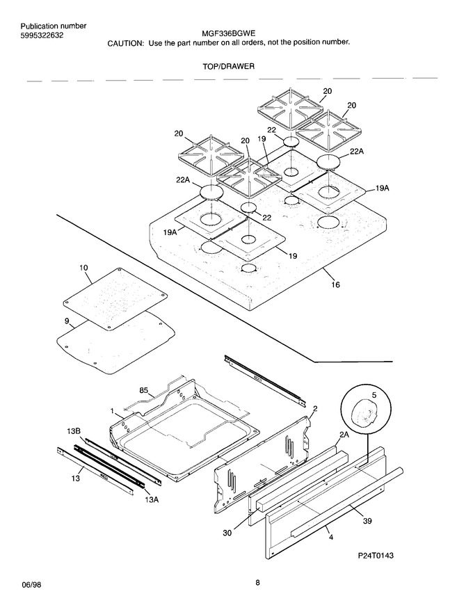 Diagram for MGF336BGWE