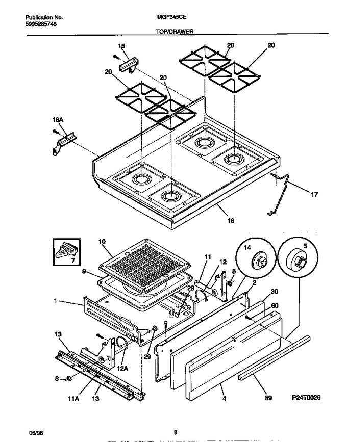 Diagram for MGF345CESB