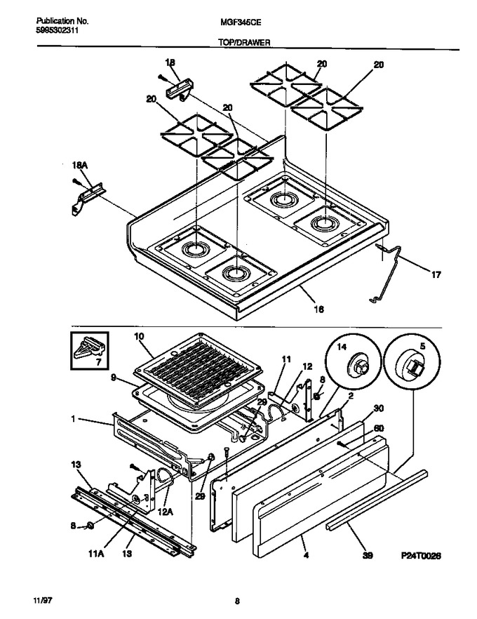 Diagram for MGF345CESE