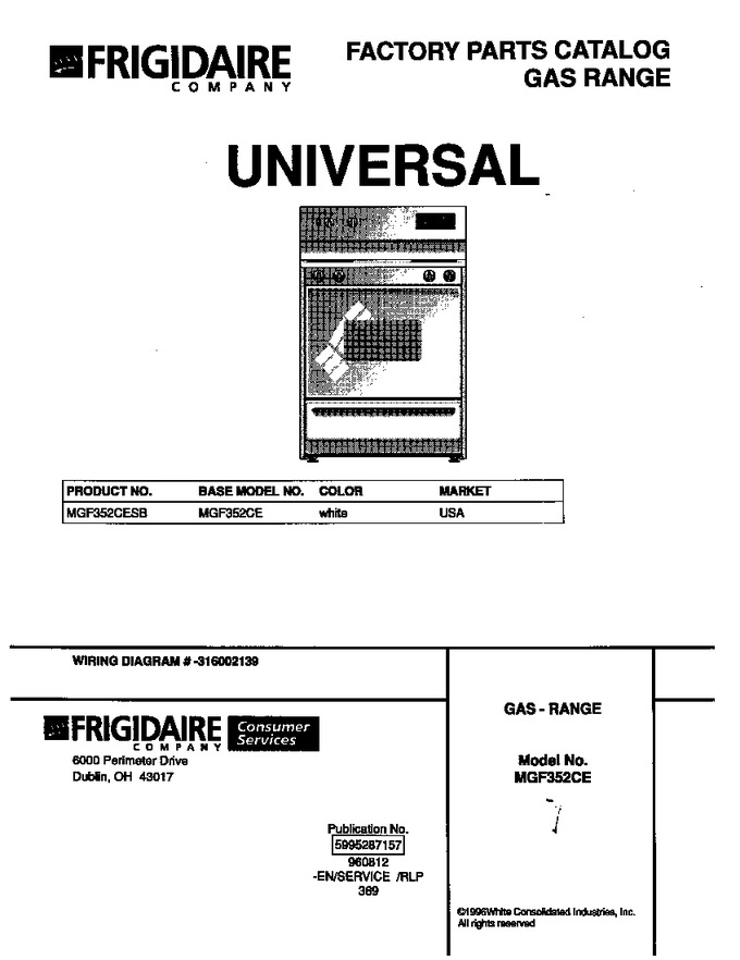 Diagram for MGF352CESB