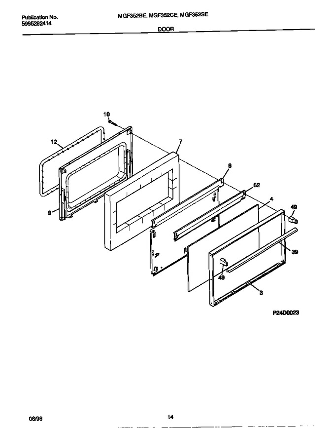 Diagram for MGF352SEDA