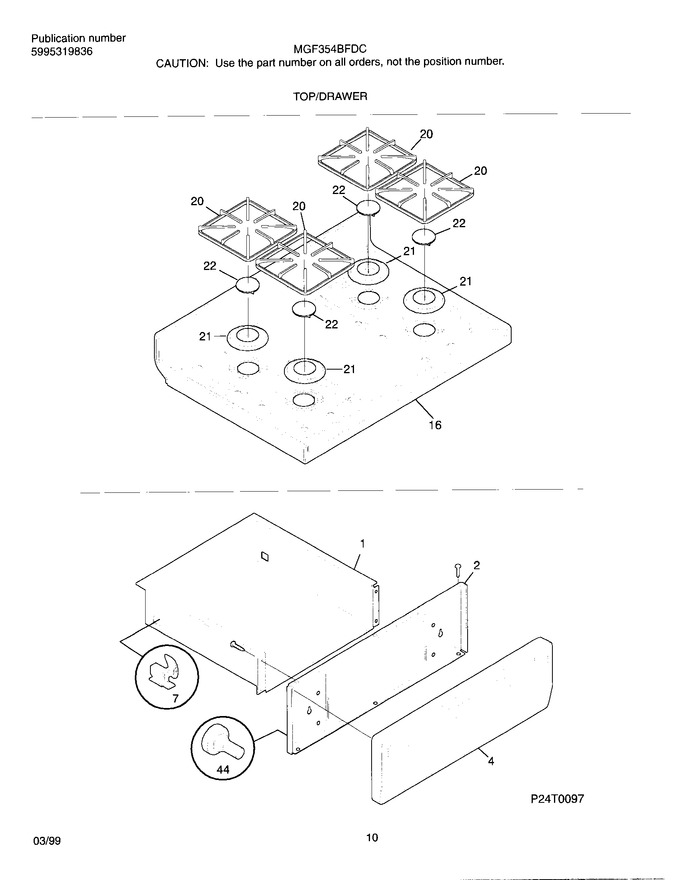 Diagram for MGF354BFWC