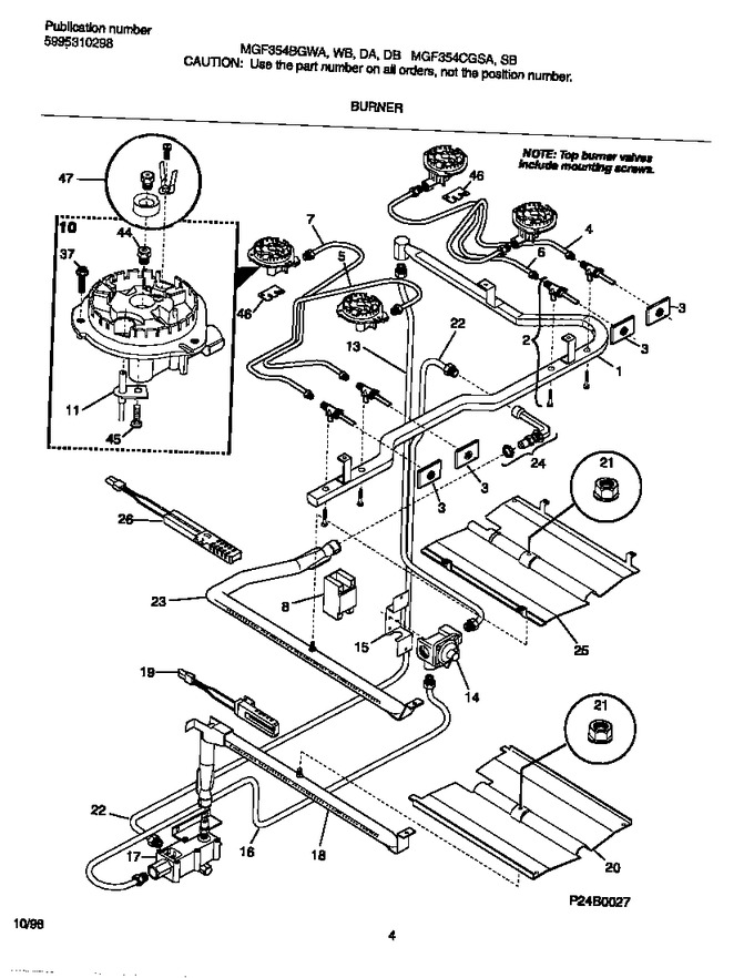 Diagram for MGF354CGSB