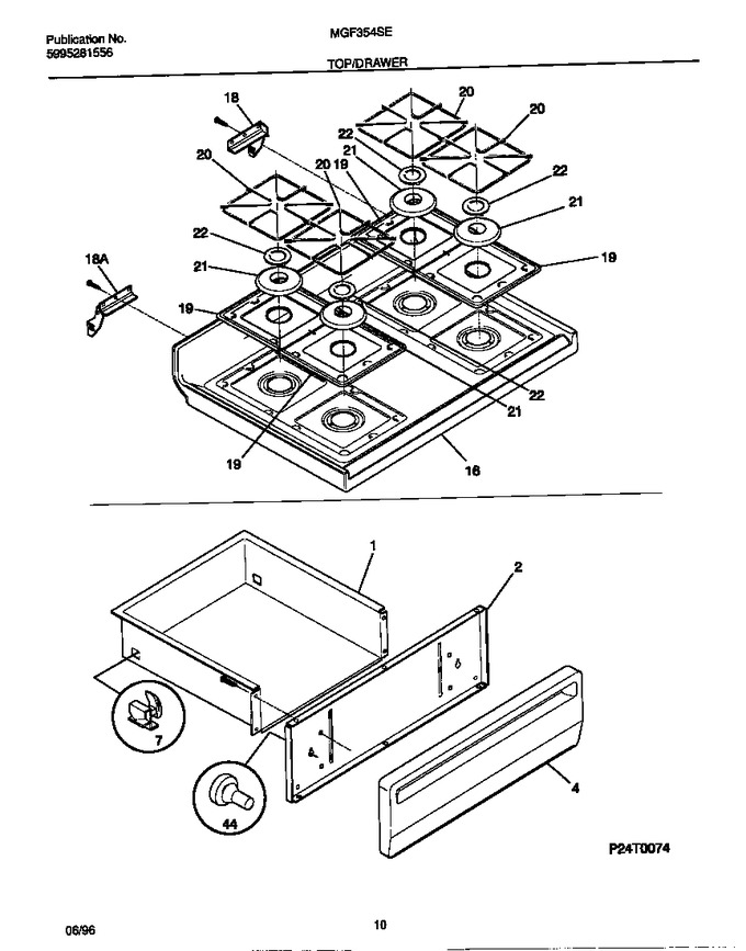 Diagram for MGF354SEDA