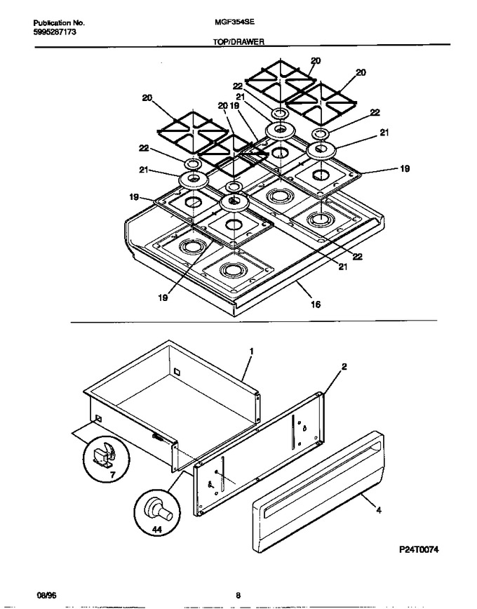 Diagram for MGF354SEWC