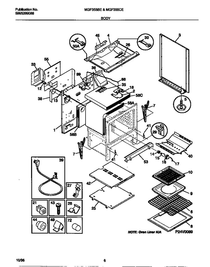 Diagram for MGF355BEDE