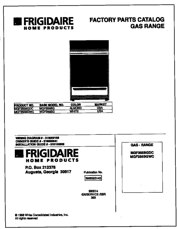 Diagram for MGF355BGWC