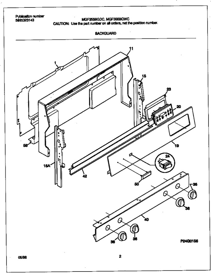 Diagram for MGF355BGDC