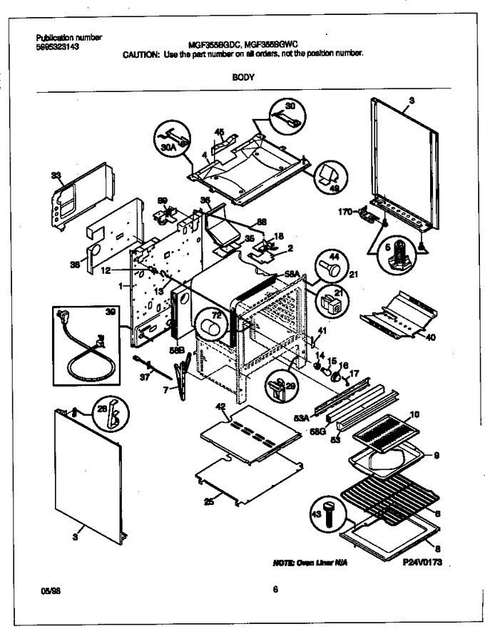 Diagram for MGF355BGDC