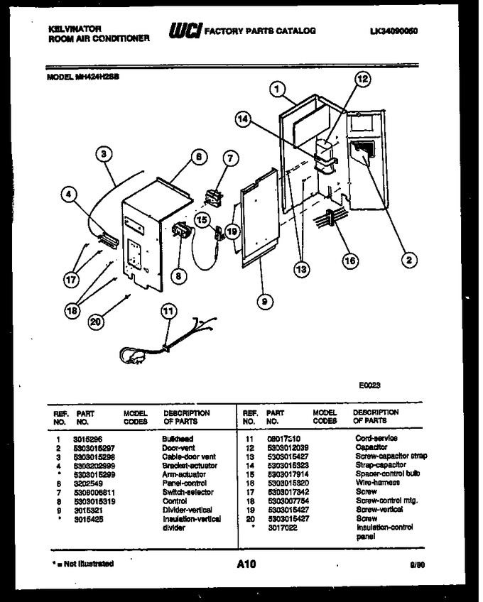 Diagram for MH424H2SB