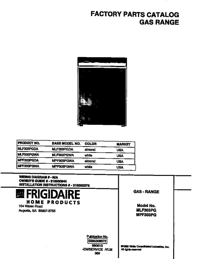 Diagram for MLF303PGWA