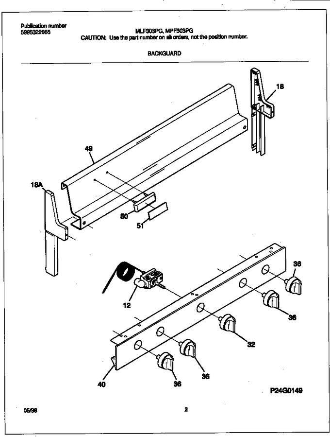 Diagram for MPF303PGWD