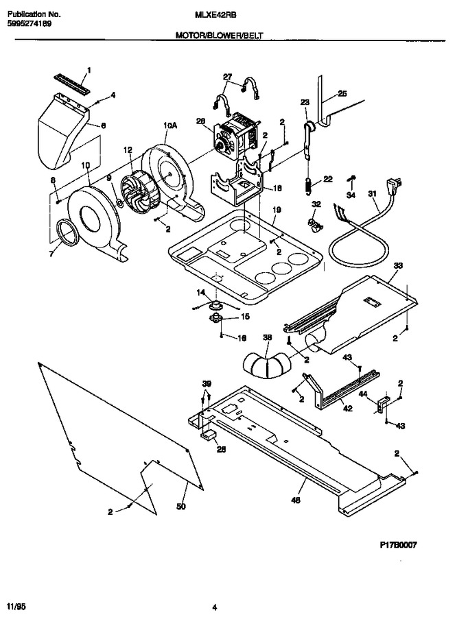 Diagram for MLXE42RBD2
