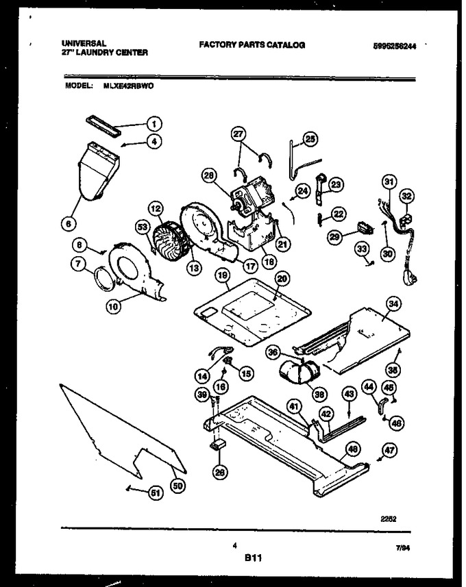 Diagram for MLXE42RBW0