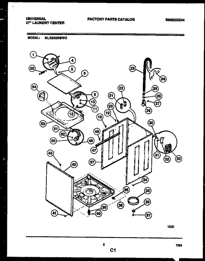Diagram for MLXE42RBW0