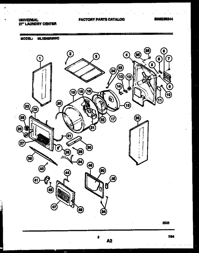 Diagram for MLXE42RBWD0