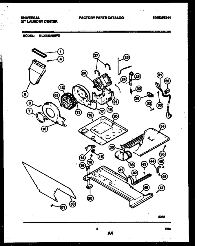 Diagram for MLXE42RBWD0