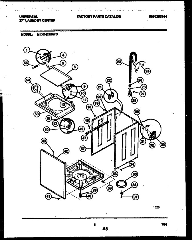 Diagram for MLXE42RBWD0