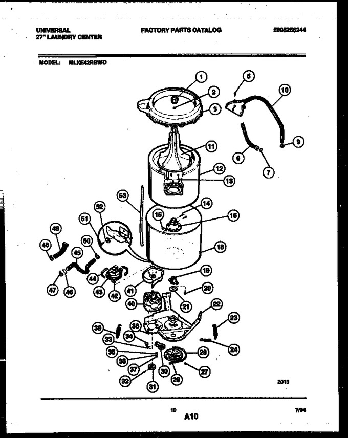 Diagram for MLXE42RBWD0
