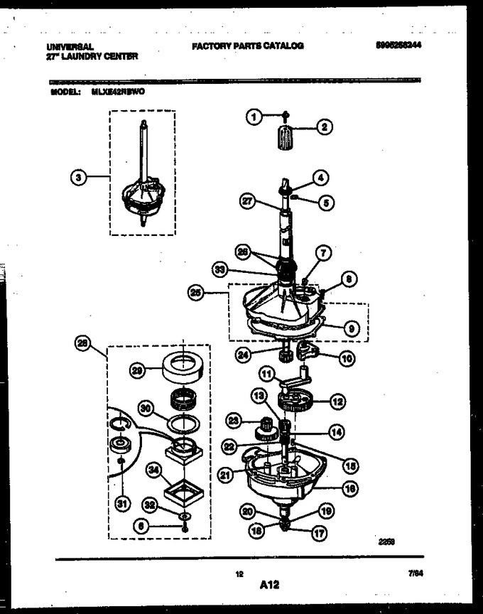 Diagram for MLXE42RBWD0