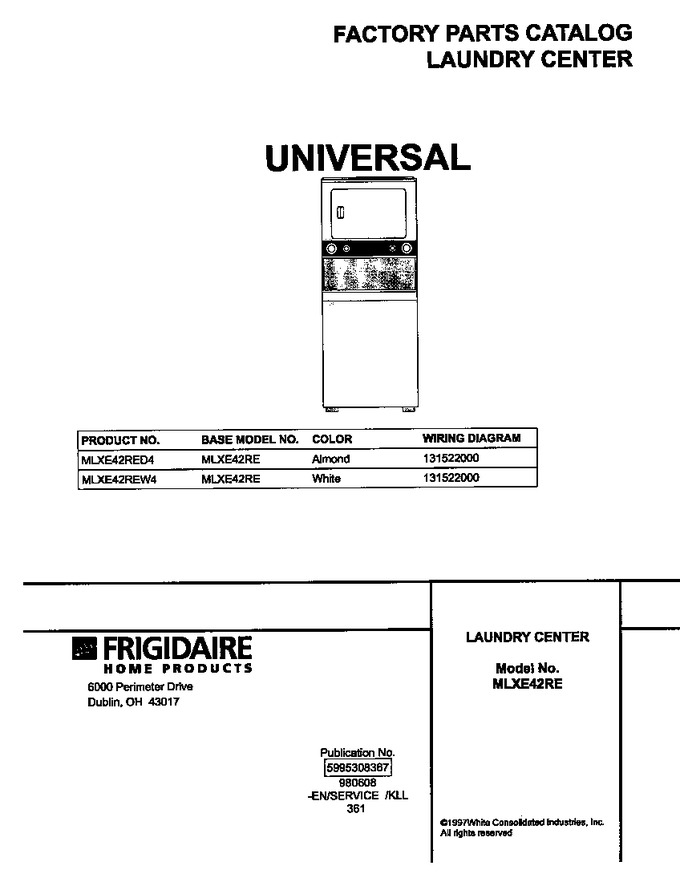 Diagram for MLXE42RED4