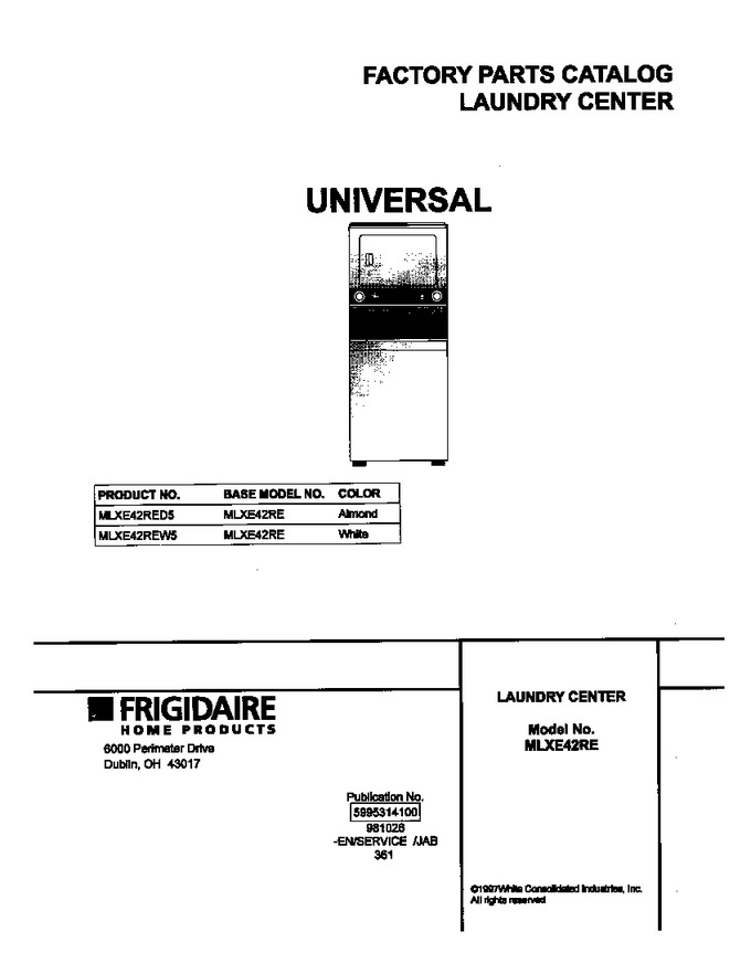 Diagram for MLXE42RED5