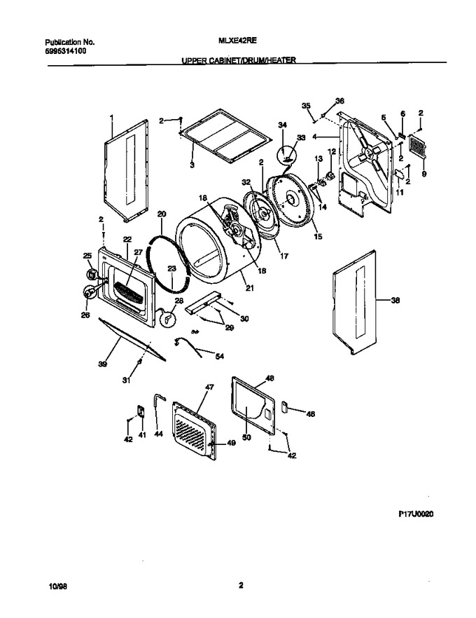 Diagram for MLXE42REW5