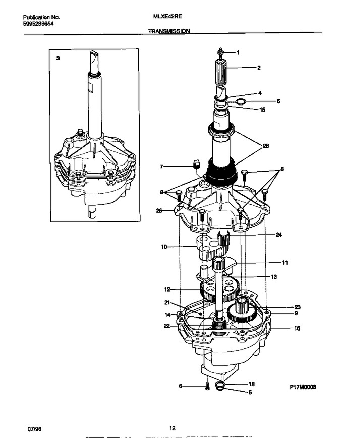 Diagram for MLXE42REW1