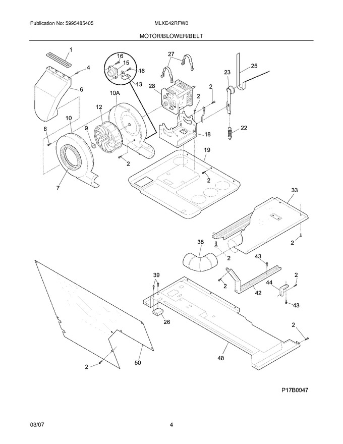 Diagram for MLXE42RFW0